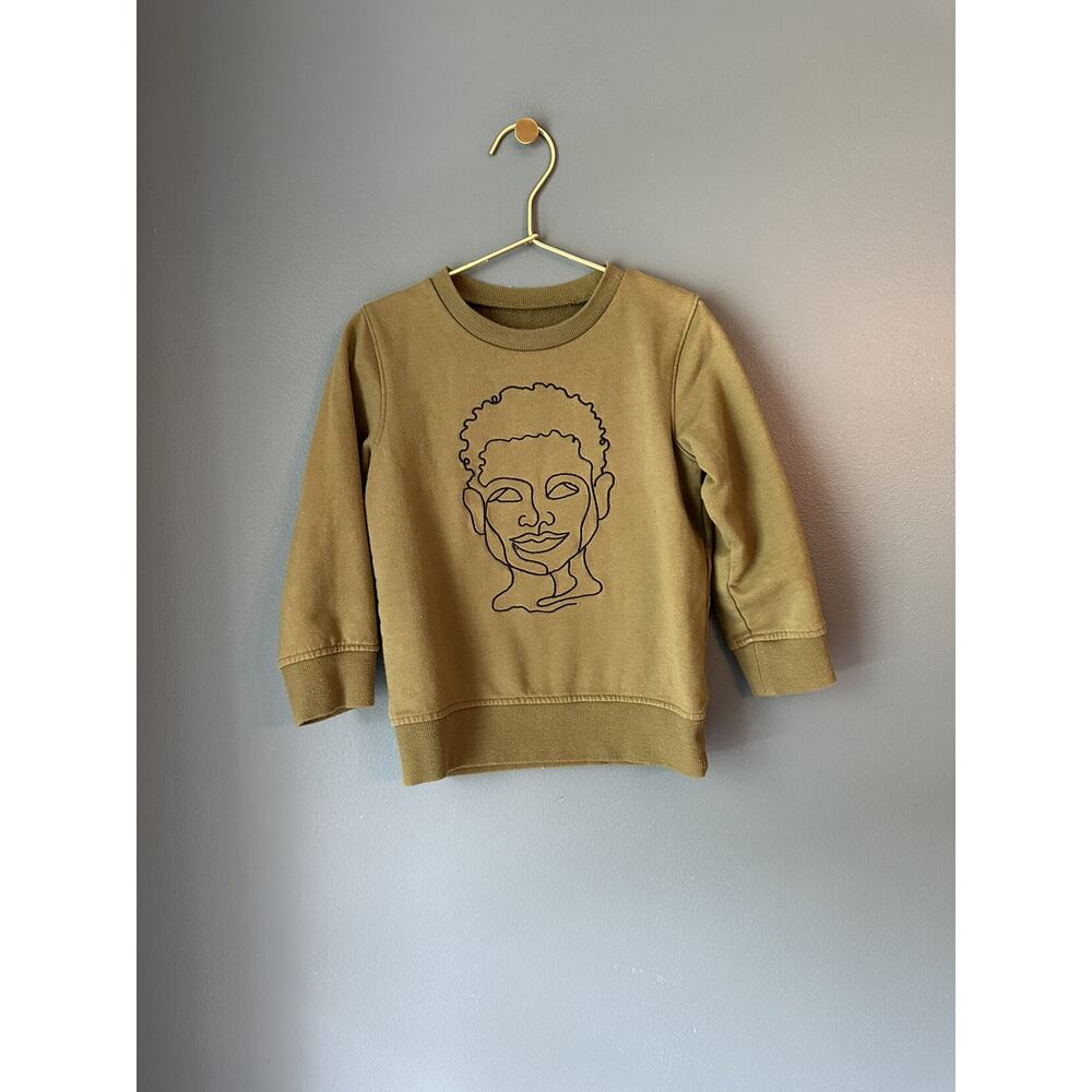 Well Worn Continuous‎ Line Portrait Sweatshirt